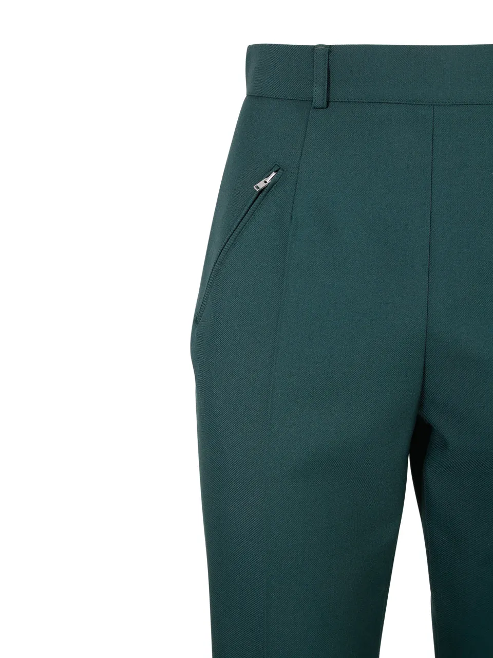 Maison Margiela High Waist Straight Leg Trousers