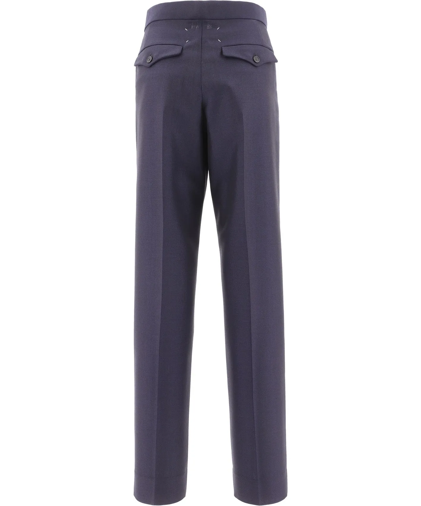 Maison Margiela Pinstripe Pleat-Detailed Trousers