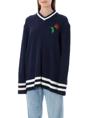Maison Margiela V-Neck Knit Jumper