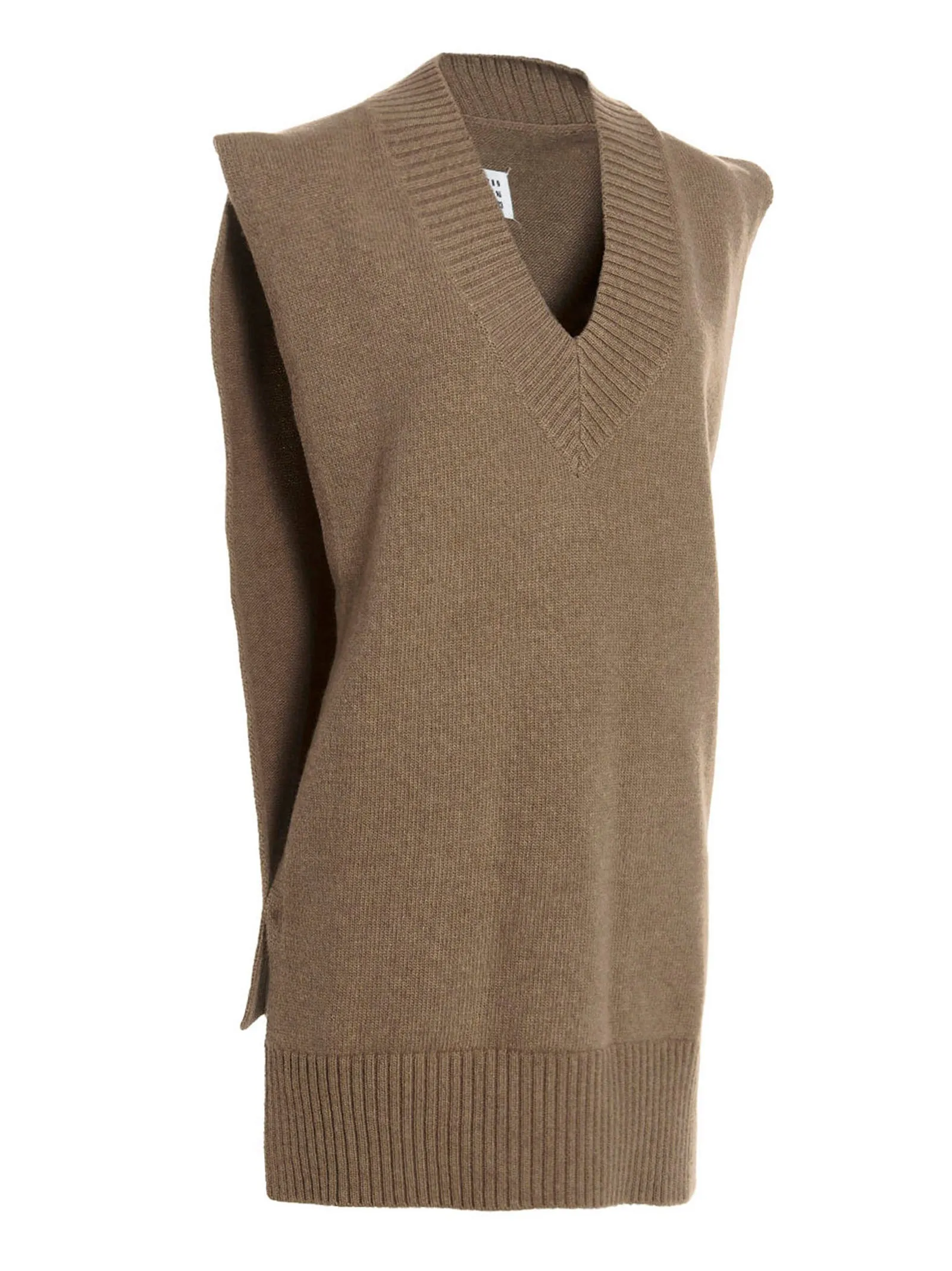 Maison Margiela V-Neck Sleeveless Knit Stole