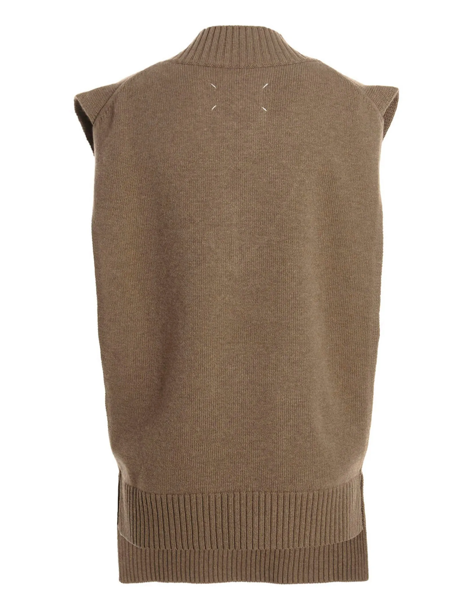 Maison Margiela V-Neck Sleeveless Knit Stole