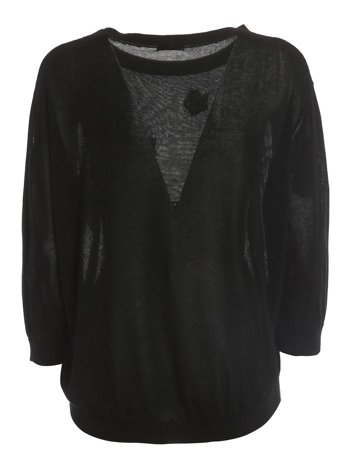 Malo Round Neck Straight Hem Knitted Top
