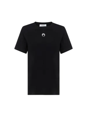 Marine Serre Moon Embroidered Crewneck T-Shirt