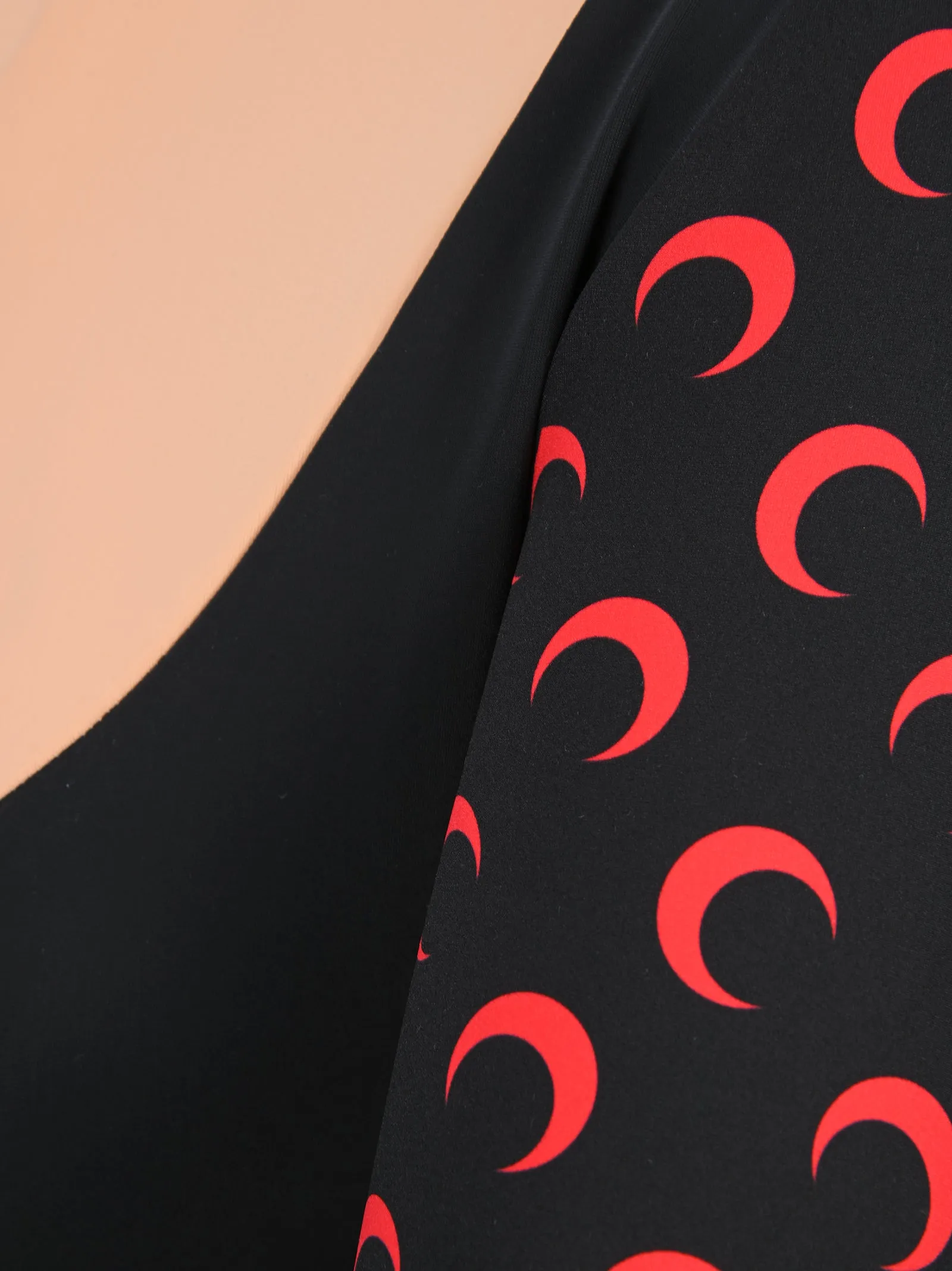 Marine Serre Moon Printed V-Neck Top
