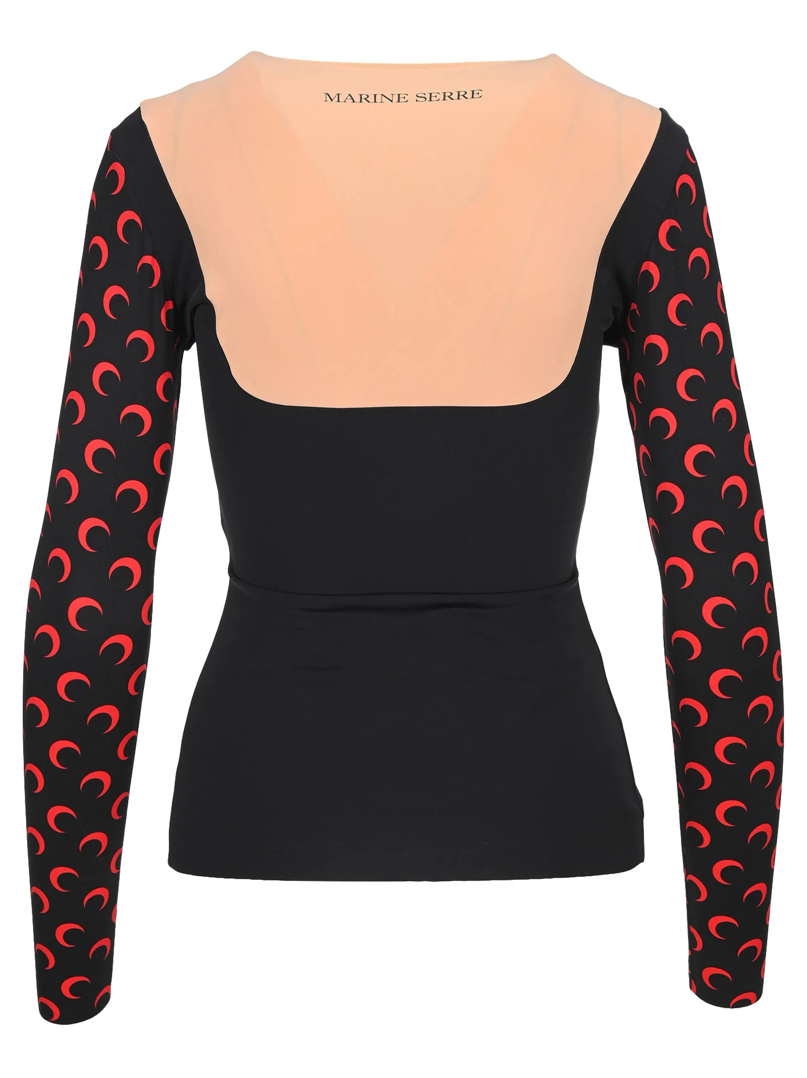 Marine Serre Moon Printed V-Neck Top
