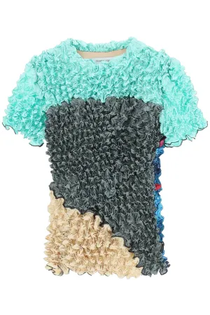 Marine Serre Popcorn-Mix Crewneck T-Shirt