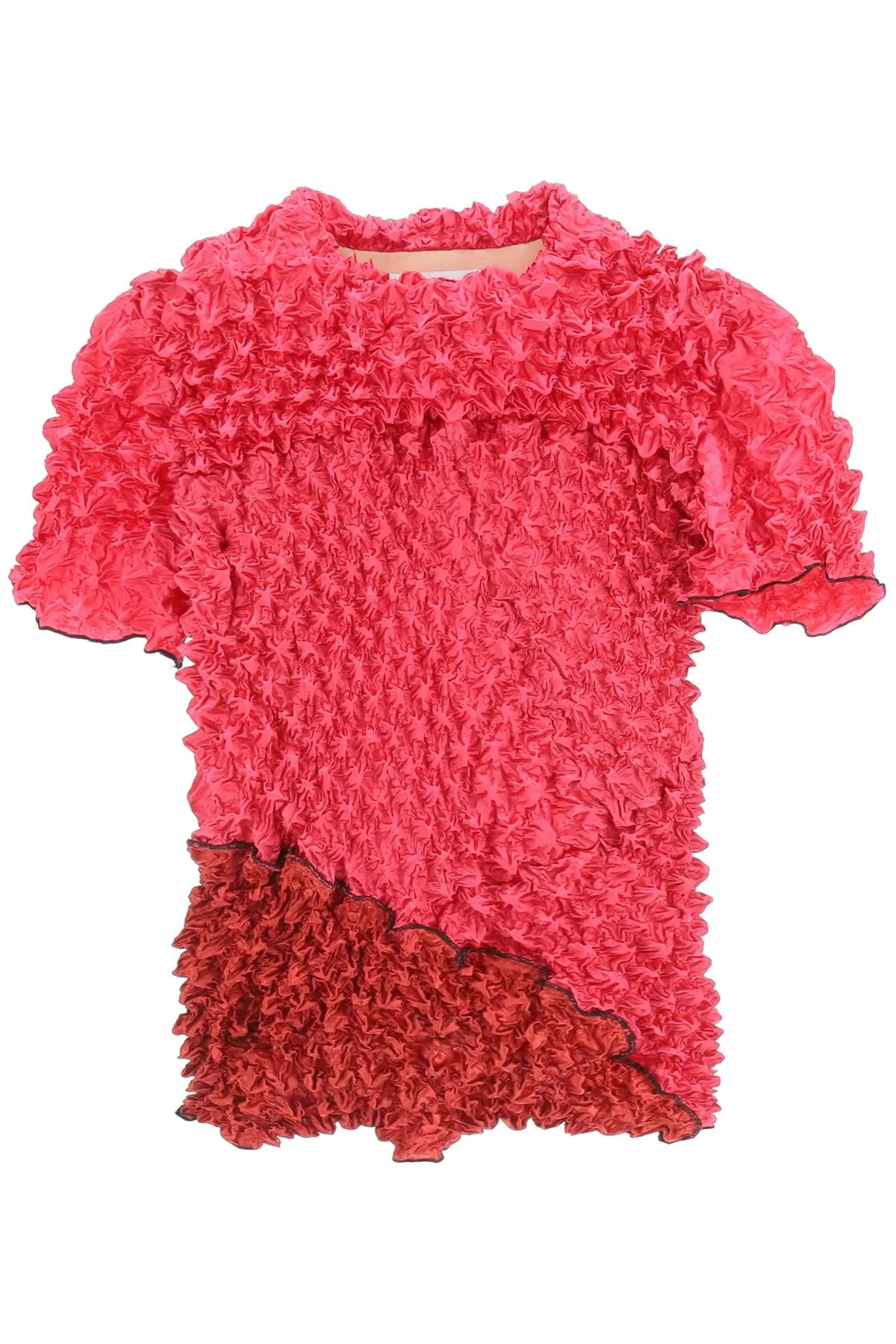 Marine Serre Popcorn-Mix Crewneck T-Shirt