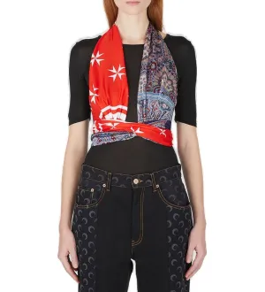 Marine Serre Twisted Scarves Top