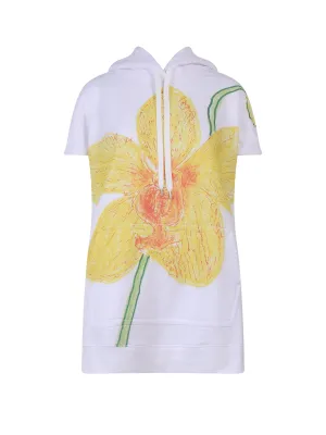 Marni Floral Printed Short Sleeved Hoodie