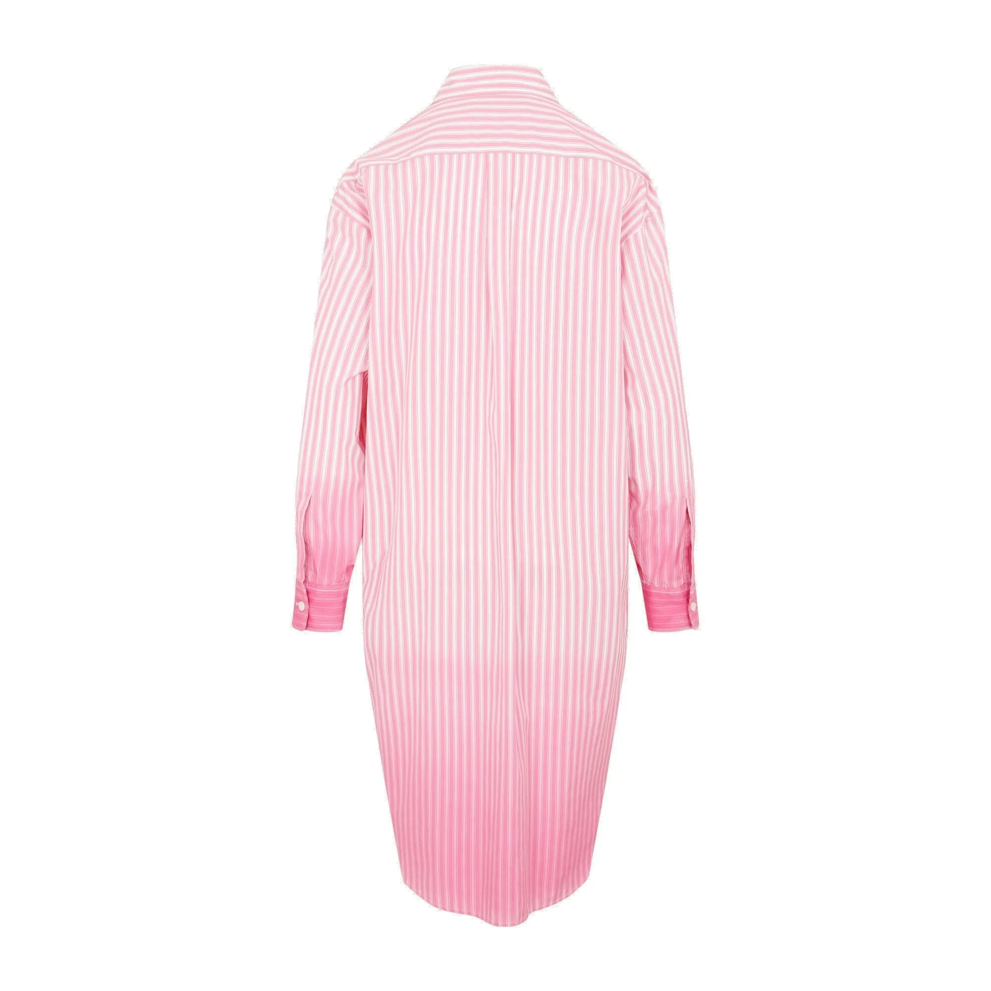 Marni Striped Long-Sleeved Shirt Dress