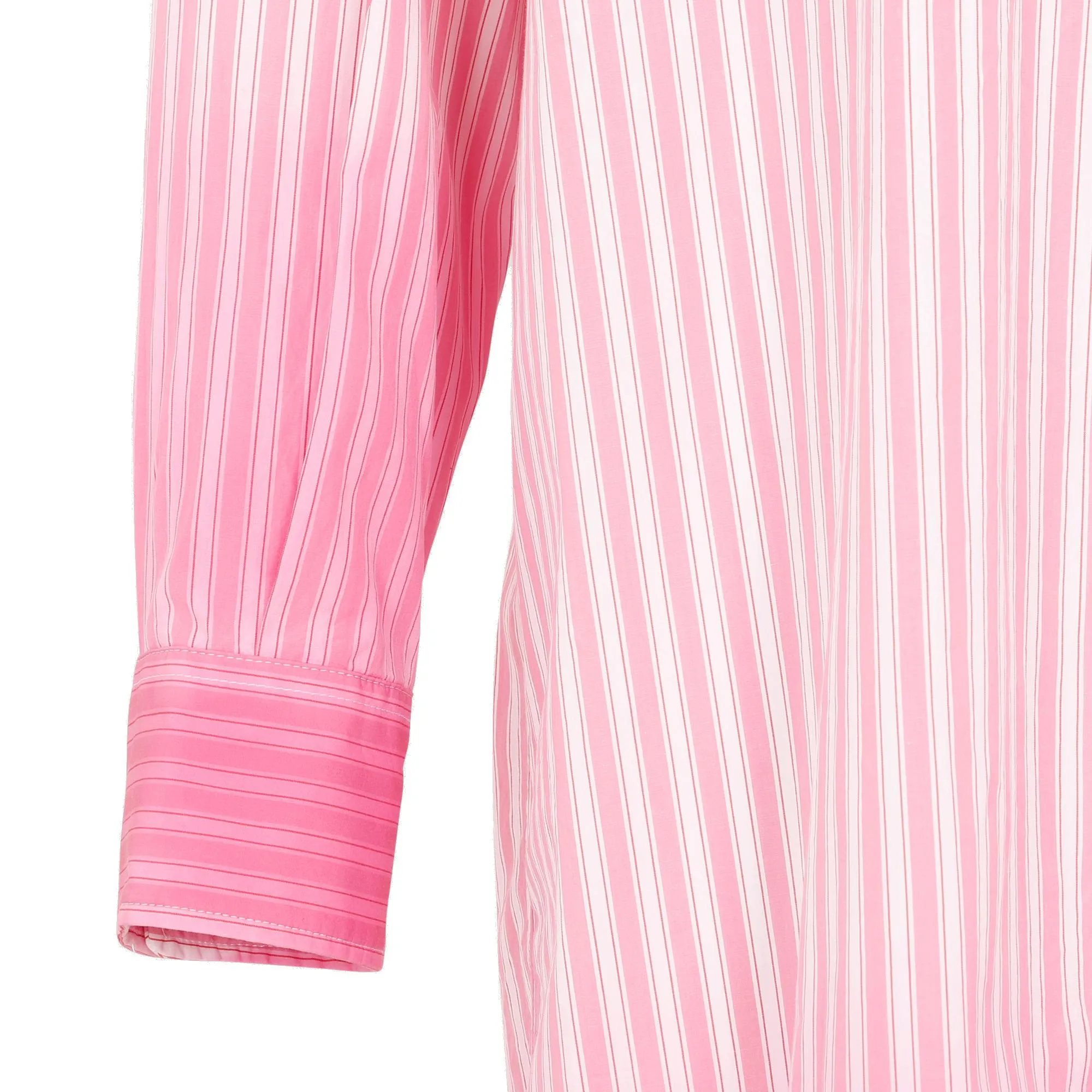 Marni Striped Long-Sleeved Shirt Dress