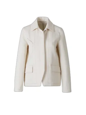 Max Mara Button Detailed Long-Sleeved Jacket