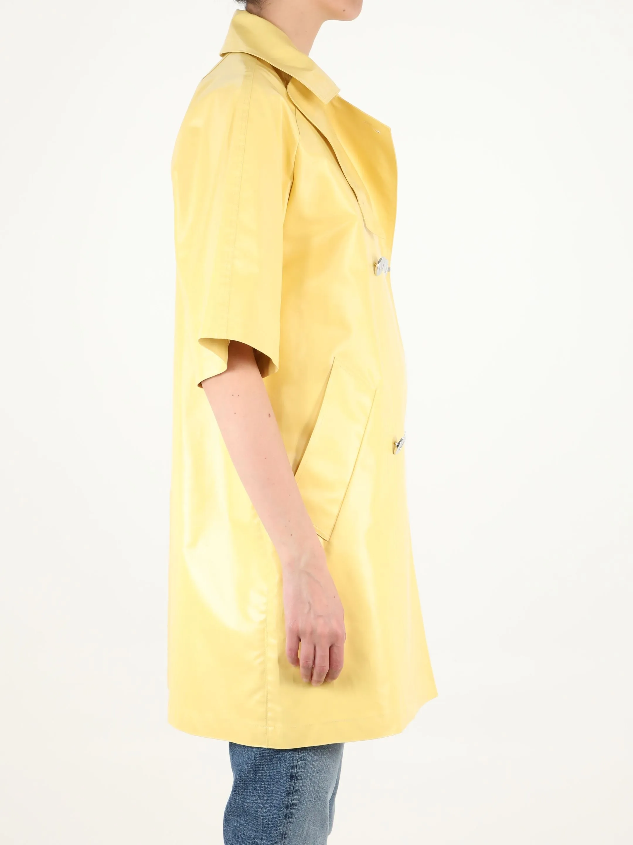 Max Mara Double Breasted Short-Sleeve Coat
