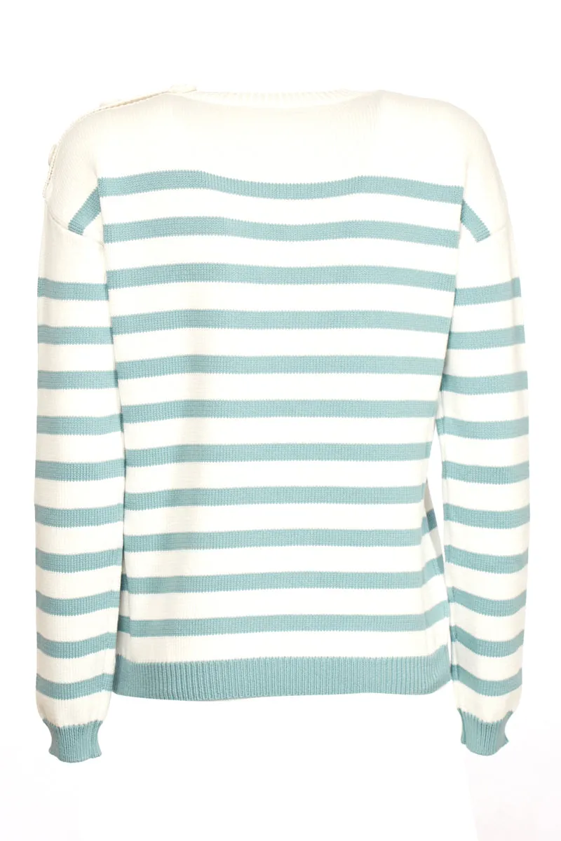 Max Mara M Monogram Embroidered Sweater