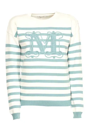 Max Mara M Monogram Embroidered Sweater