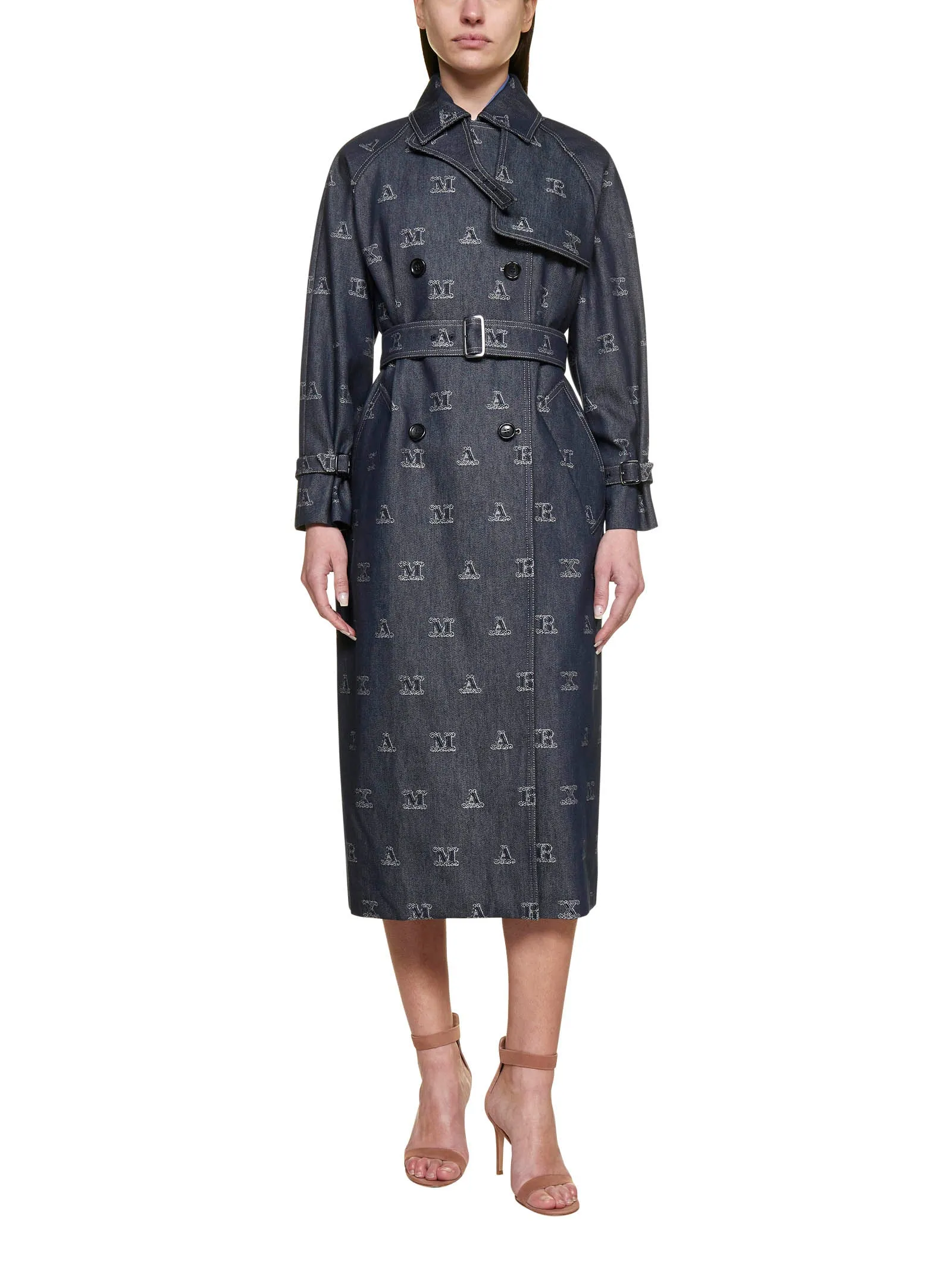 Max Mara Mescal Jacquard Trench Coat