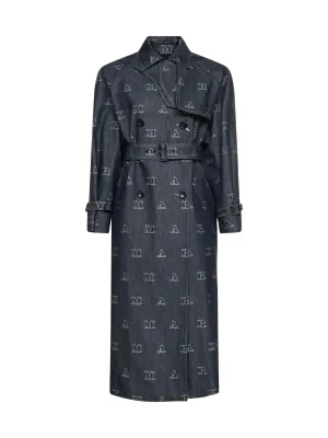 Max Mara Mescal Jacquard Trench Coat