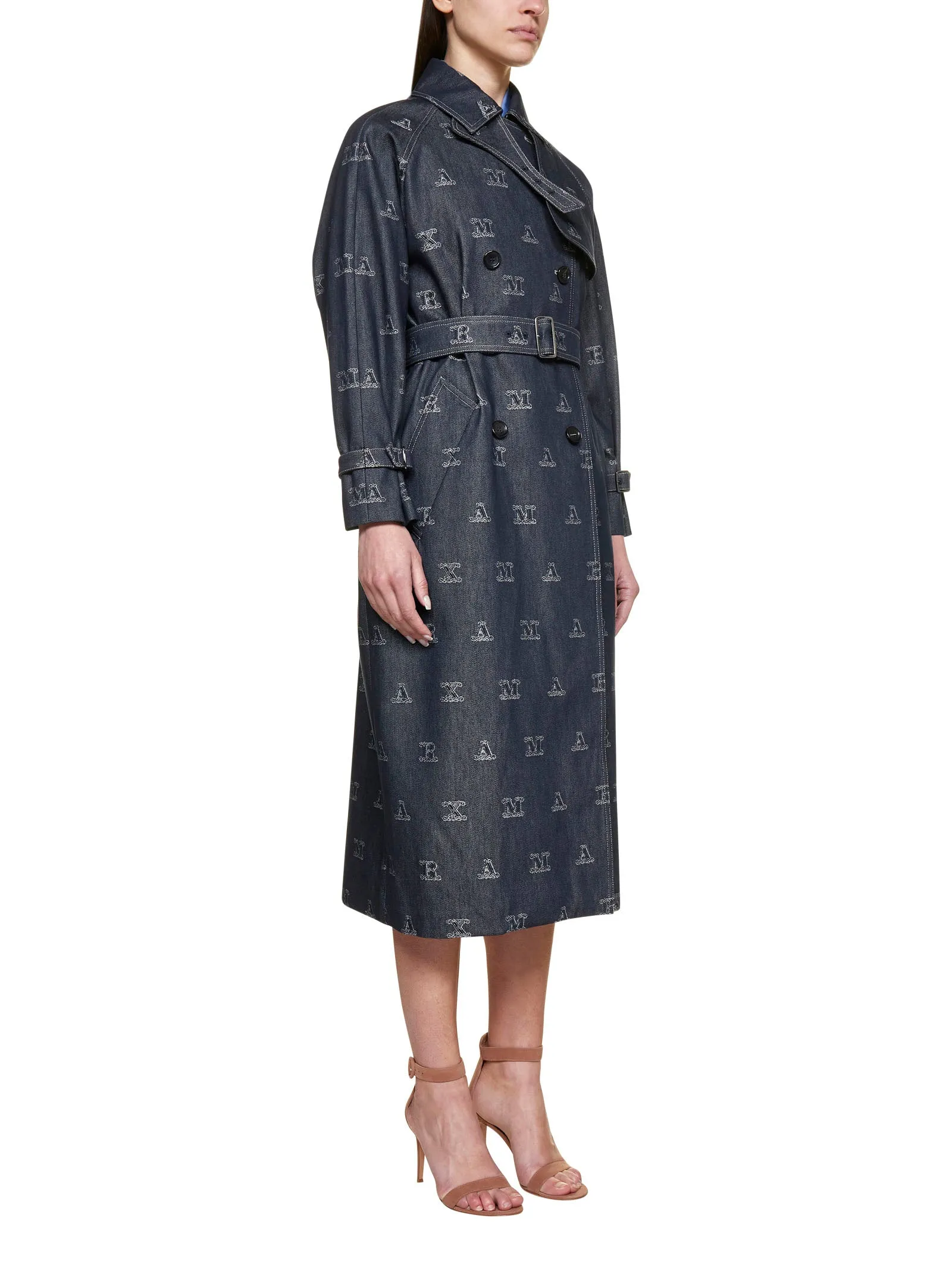 Max Mara Mescal Jacquard Trench Coat