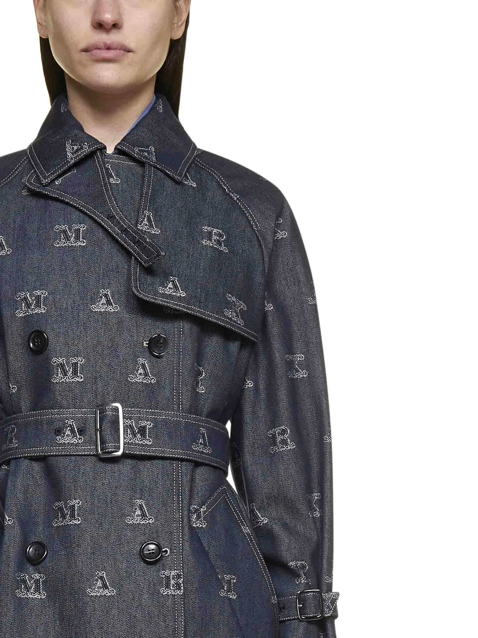 Max Mara Mescal Jacquard Trench Coat