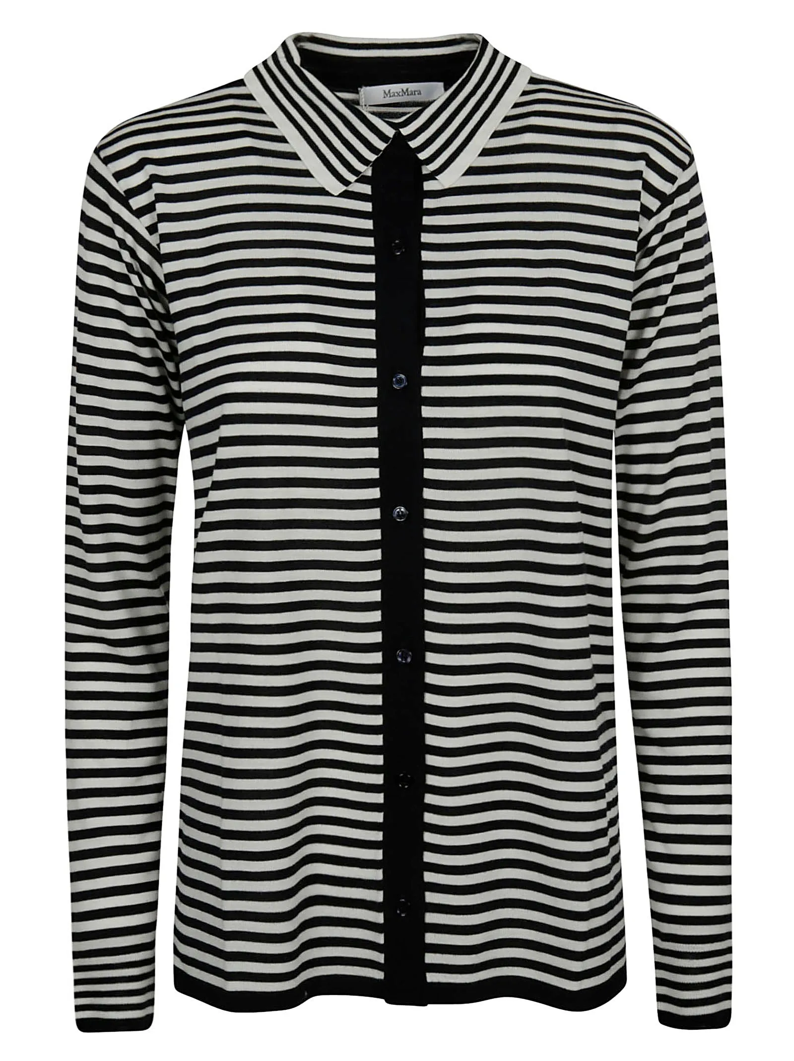 Max Mara Striped Knit Cardigan