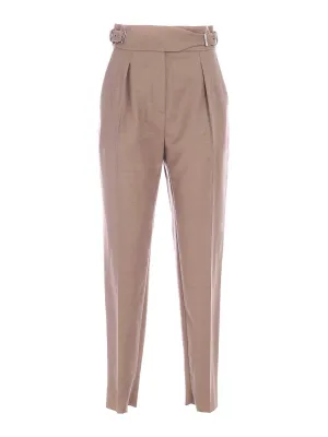 Max Mara Studio Cerbero Belted Trousers