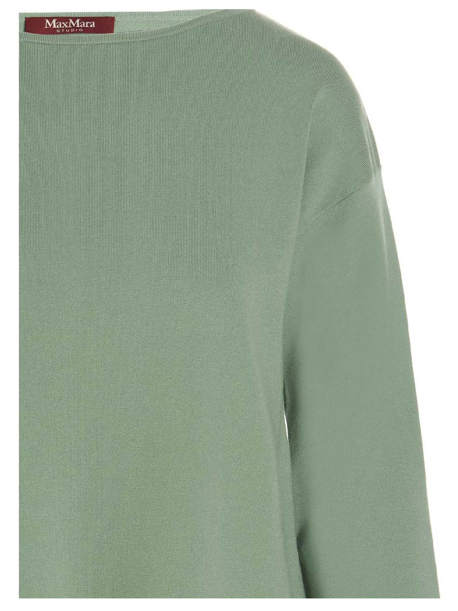 Max Mara Studio Clan Cropped Sleeve Top