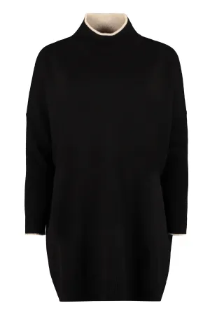 Max Mara Studio High Neck Long-Sleeved Sweater