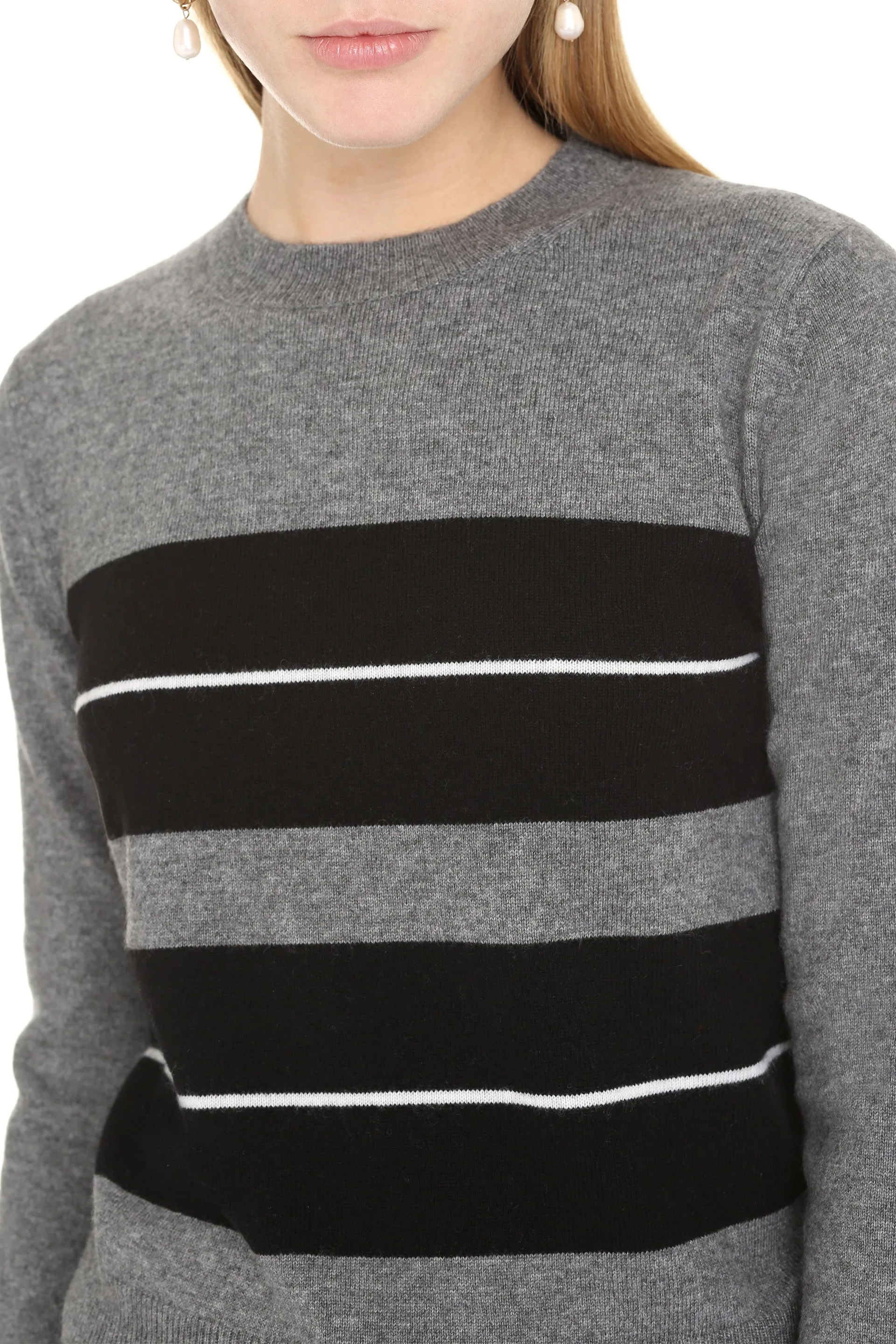 Max Mara Studio Striped Knit Jumper