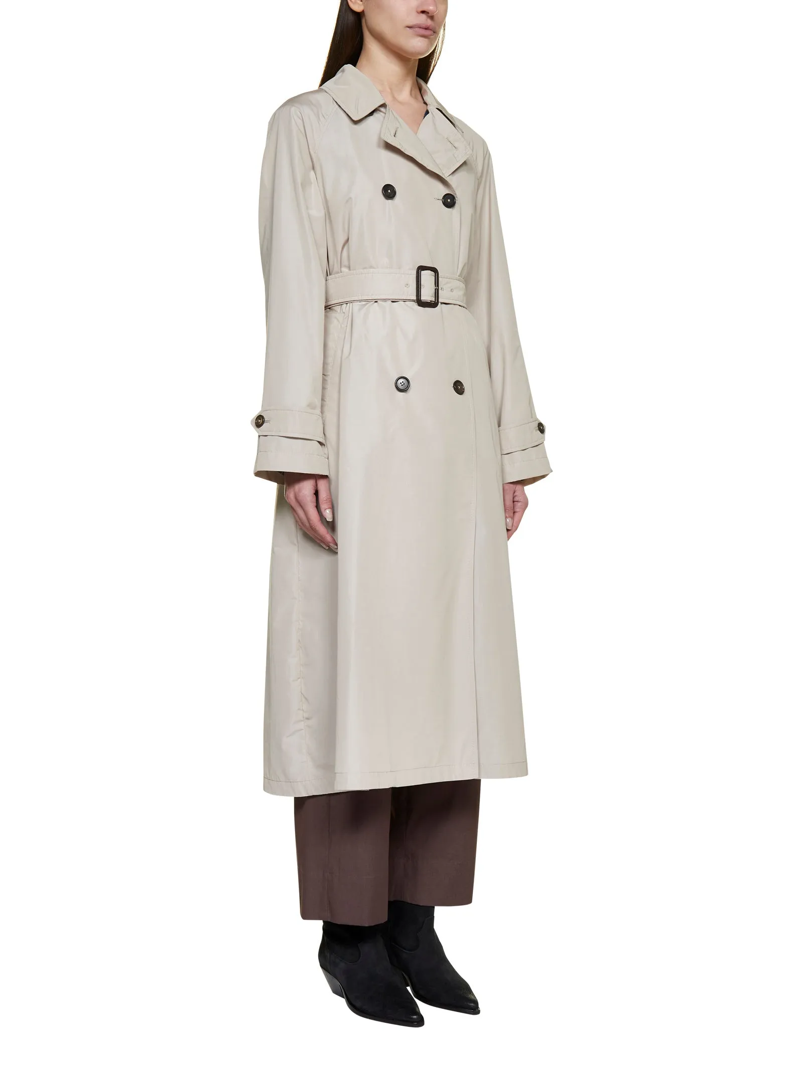 Max Mara The Cube Aimper Double Breasted Trench Coat
