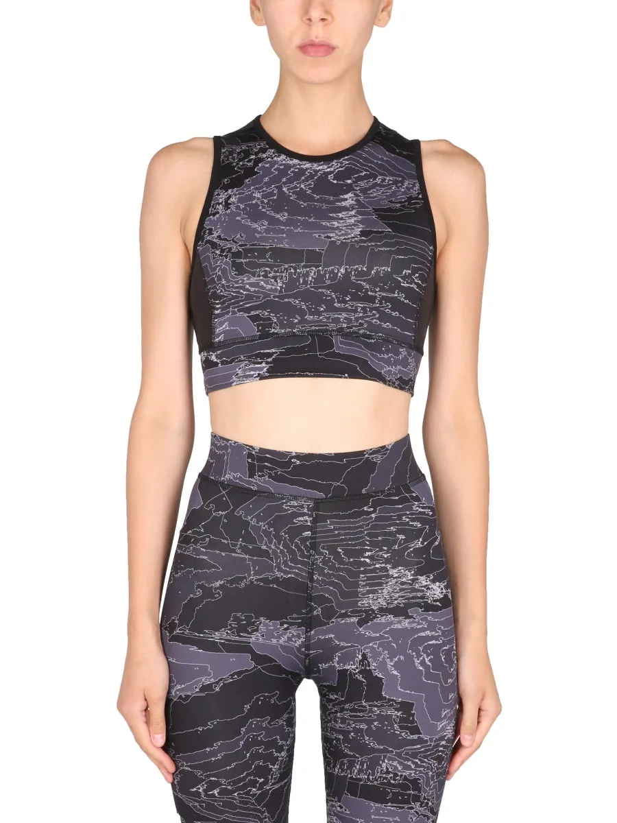 McQ Alexander McQueen Pattern Printed Bra Top