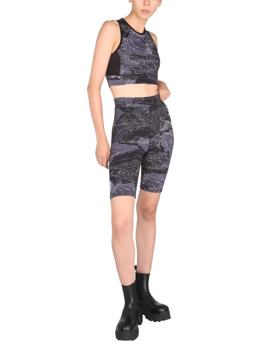 McQ Alexander McQueen Pattern Printed Bra Top