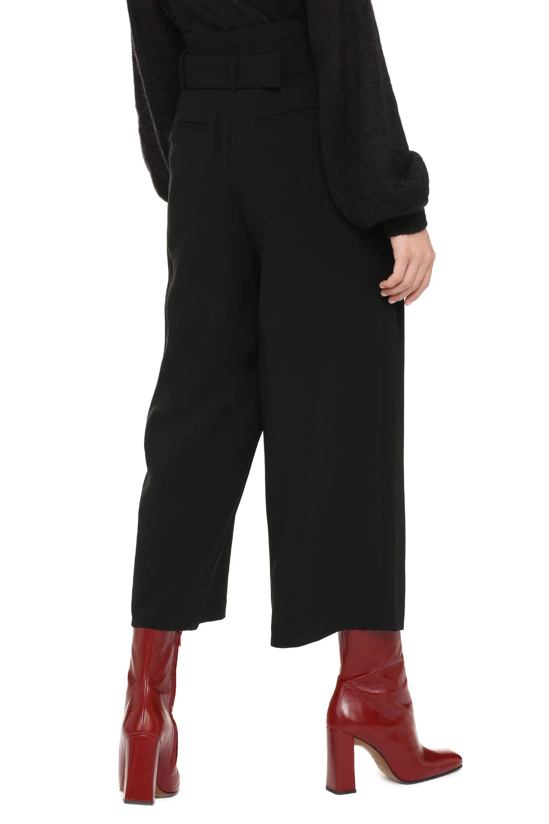 Michael Michael Kors Belted Cropped Trousers