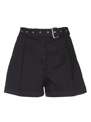 Michael Michael Kors Belted High Waist Shorts