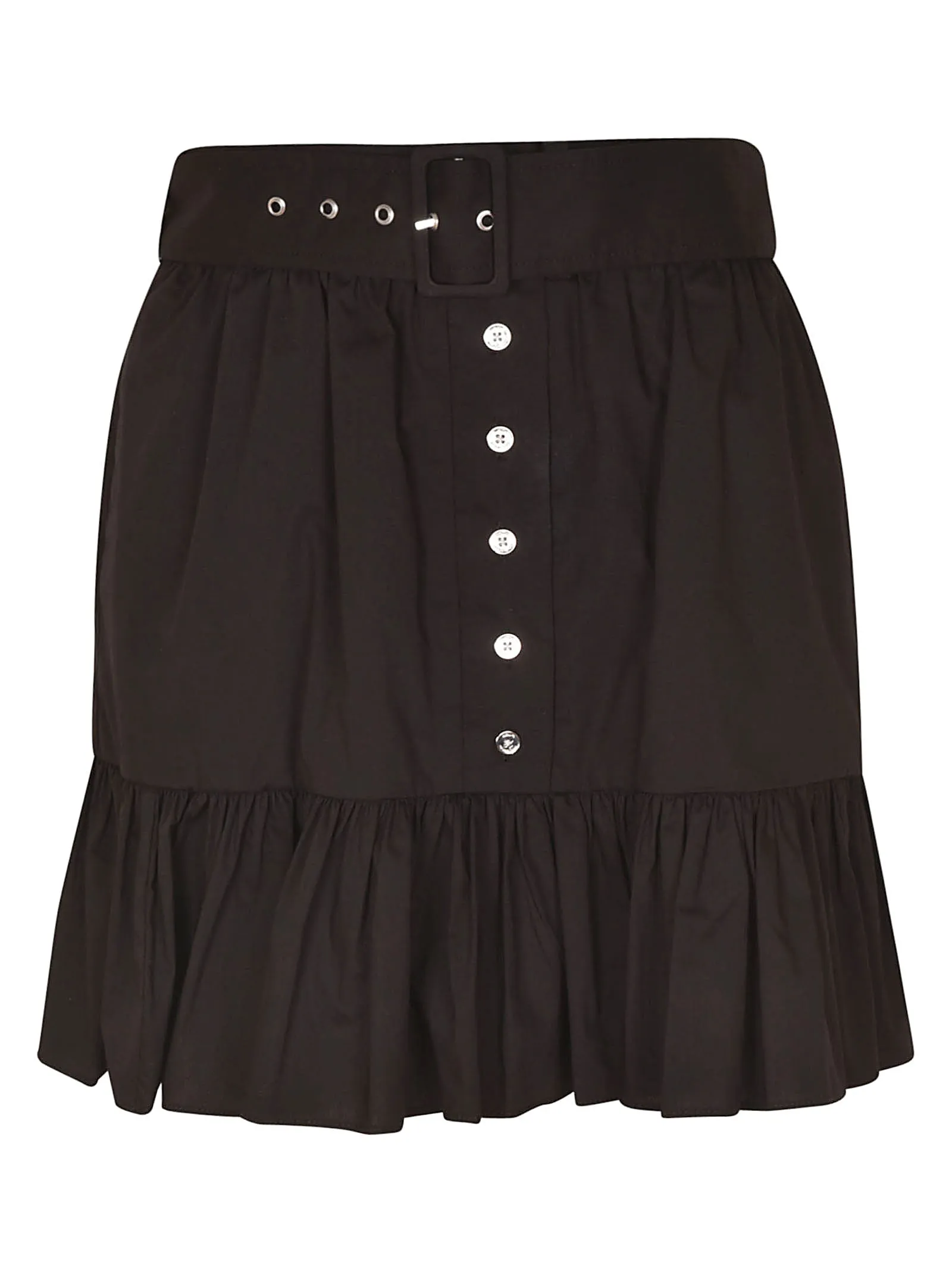 Michael Michael Kors Belted Ruffled Mini Skirt