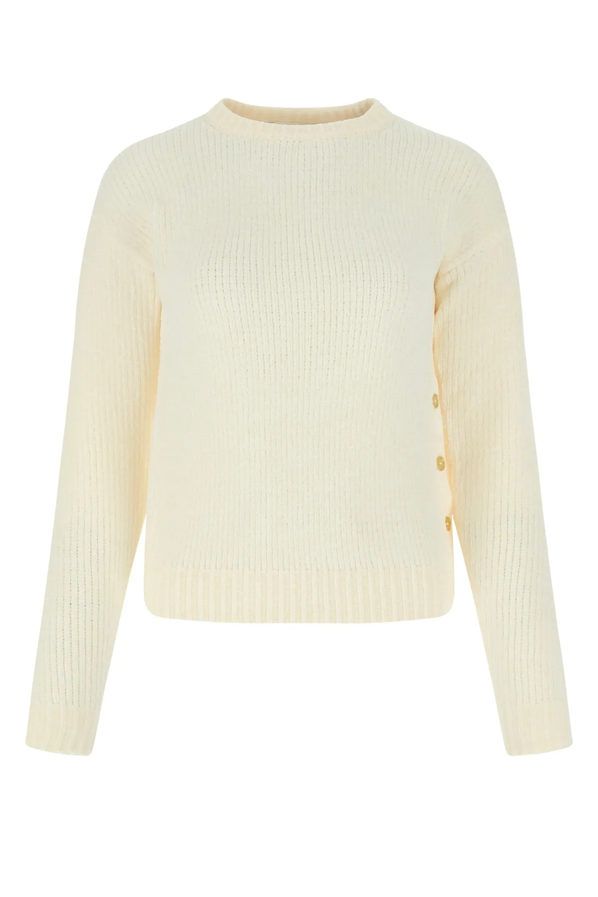 Michael Michael Kors Button Detailed Ribbed-Knit Jumper