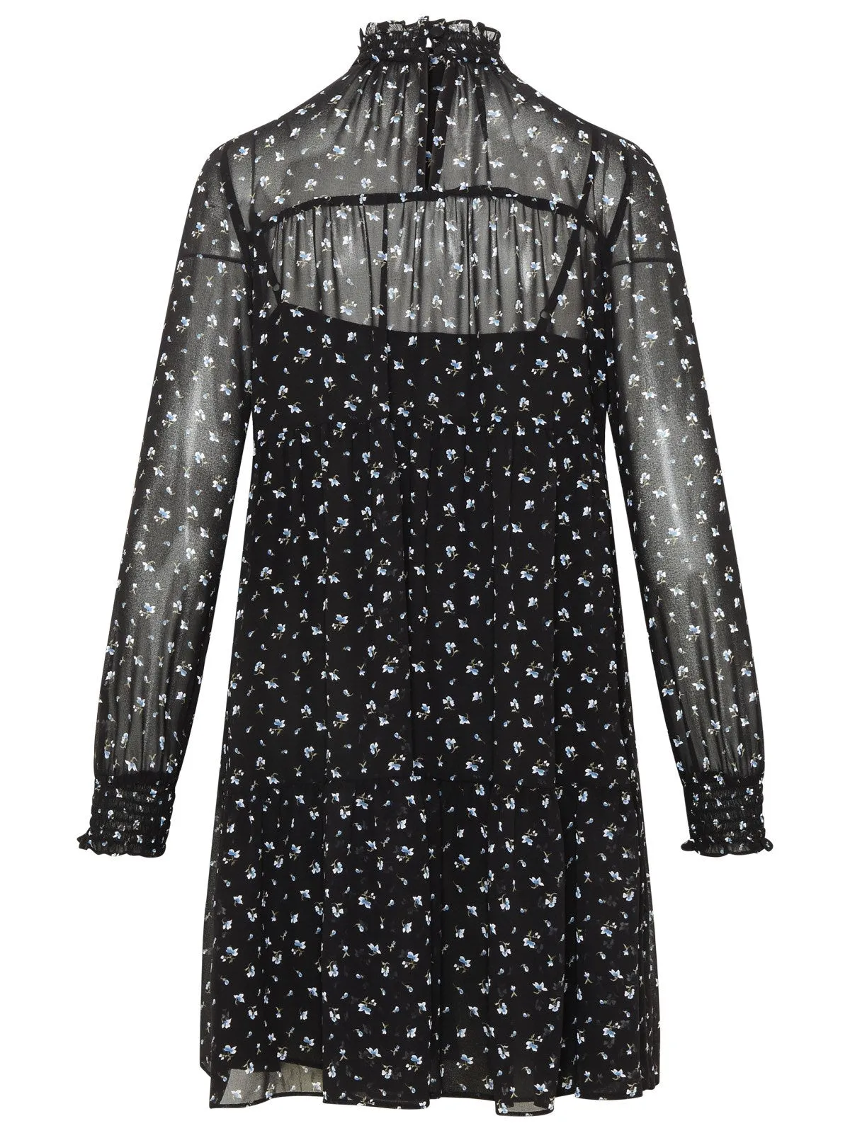 Michael Michael Kors Floral Printed Mini Dress