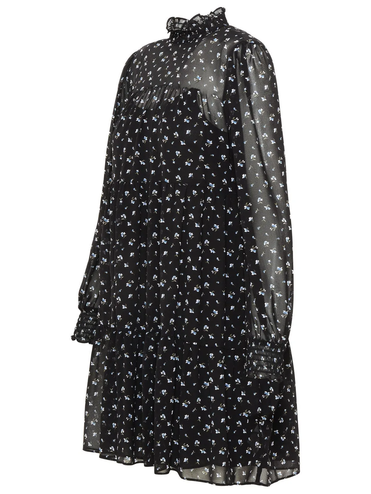 Michael Michael Kors Floral Printed Mini Dress