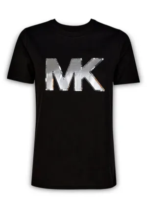 Michael Michael Kors Logo Embellished Crewneck T-Shirt