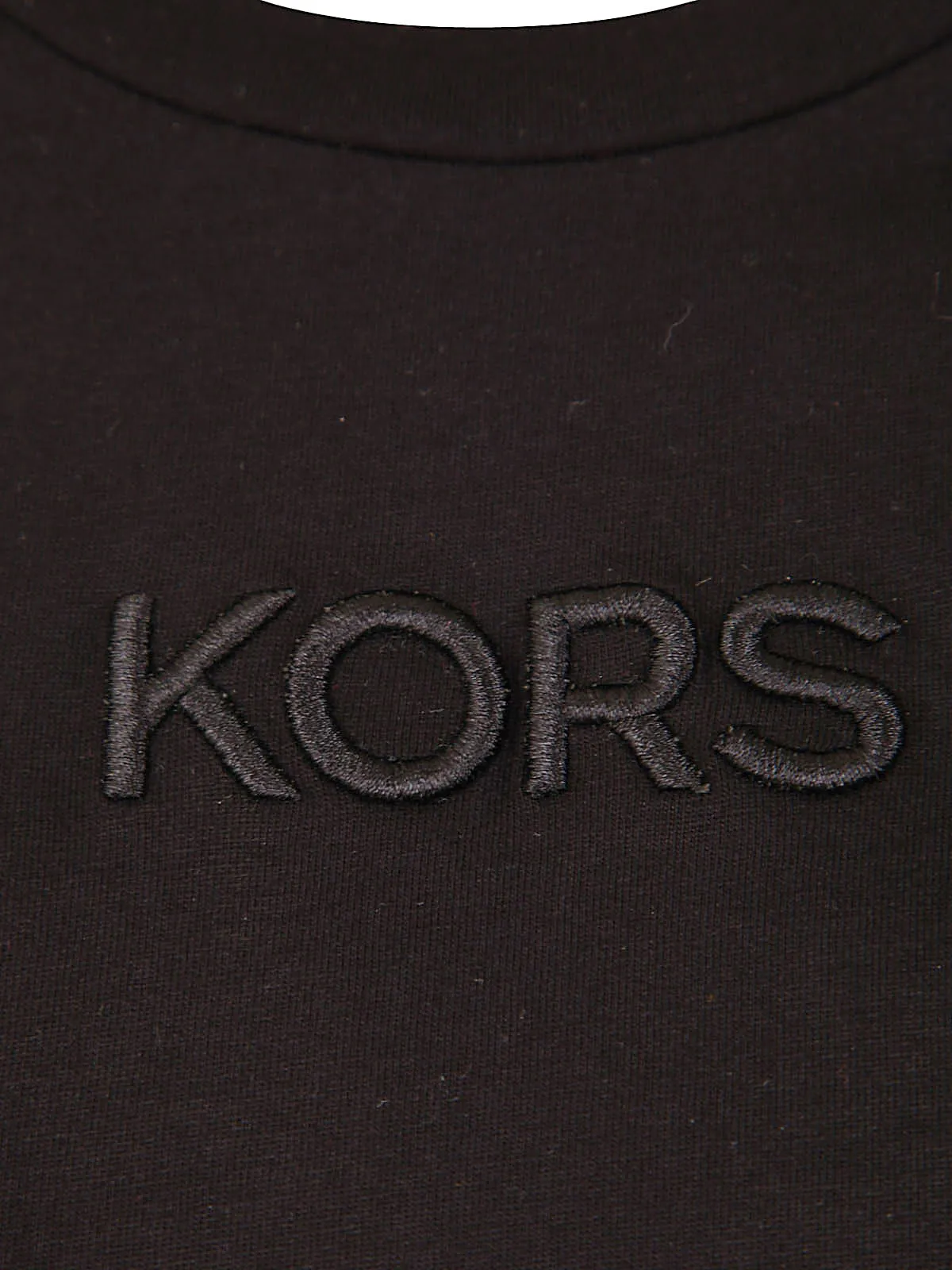 Michael Michael Kors Logo Embroidered Crewneck T-Shirt