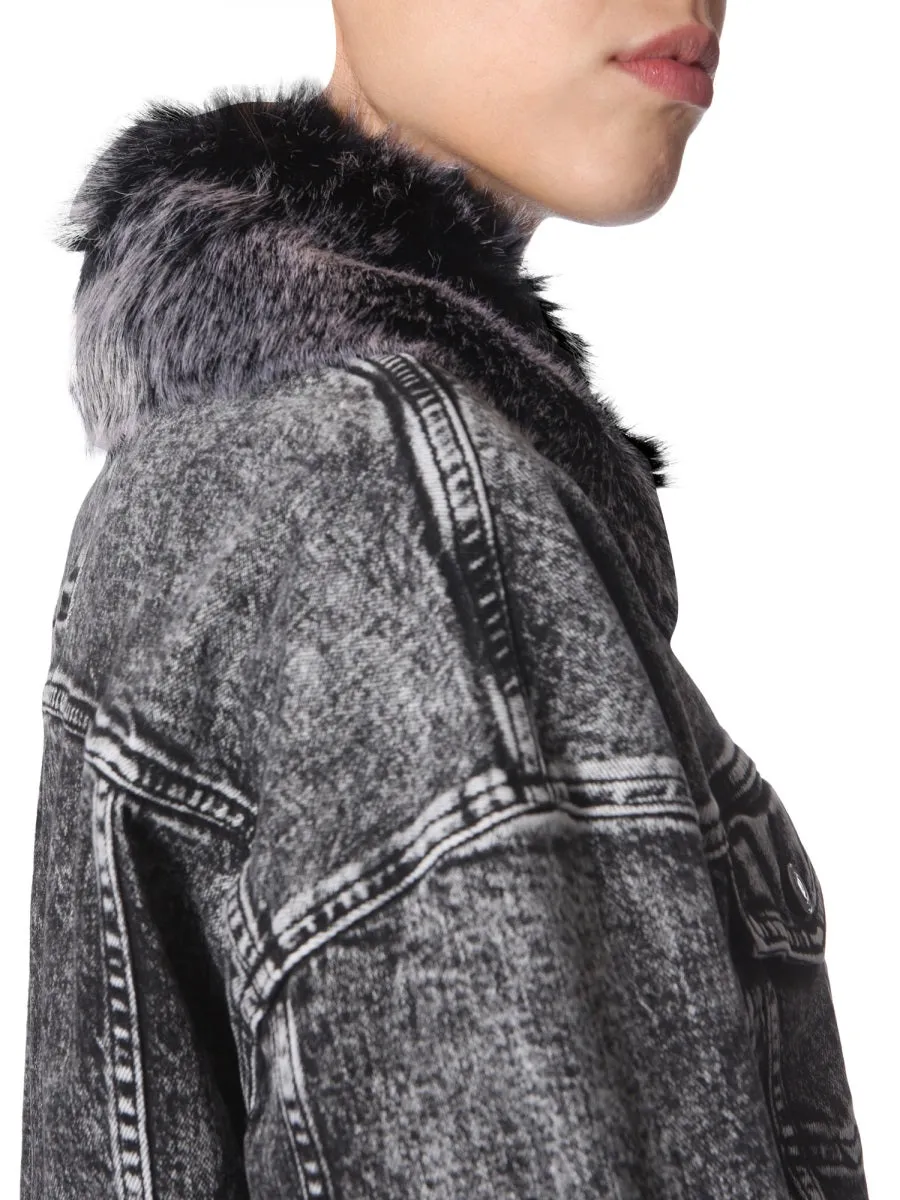 Michael Michael Kors Long-Sleeved Denim Jacket