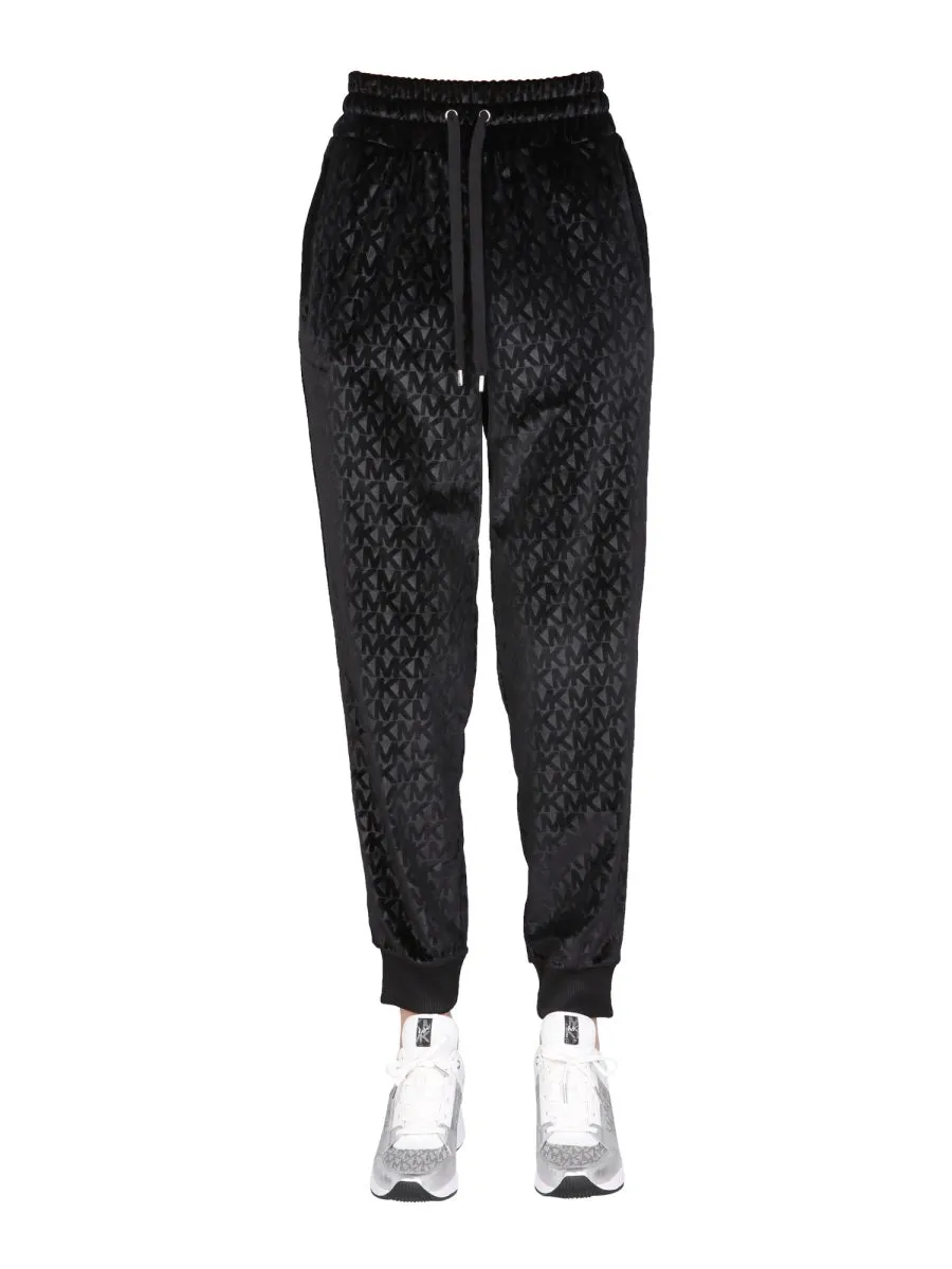 Michael Michael Kors Monogram Mid-Rise Track Pants