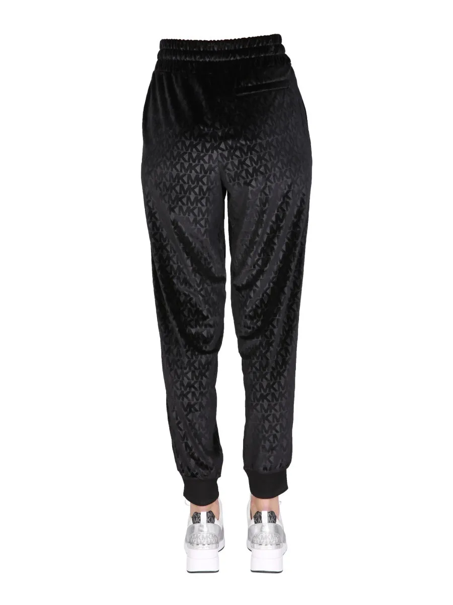 Michael Michael Kors Monogram Mid-Rise Track Pants
