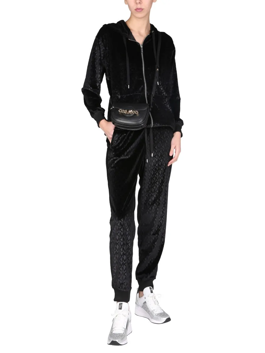 Michael Michael Kors Monogram Mid-Rise Track Pants