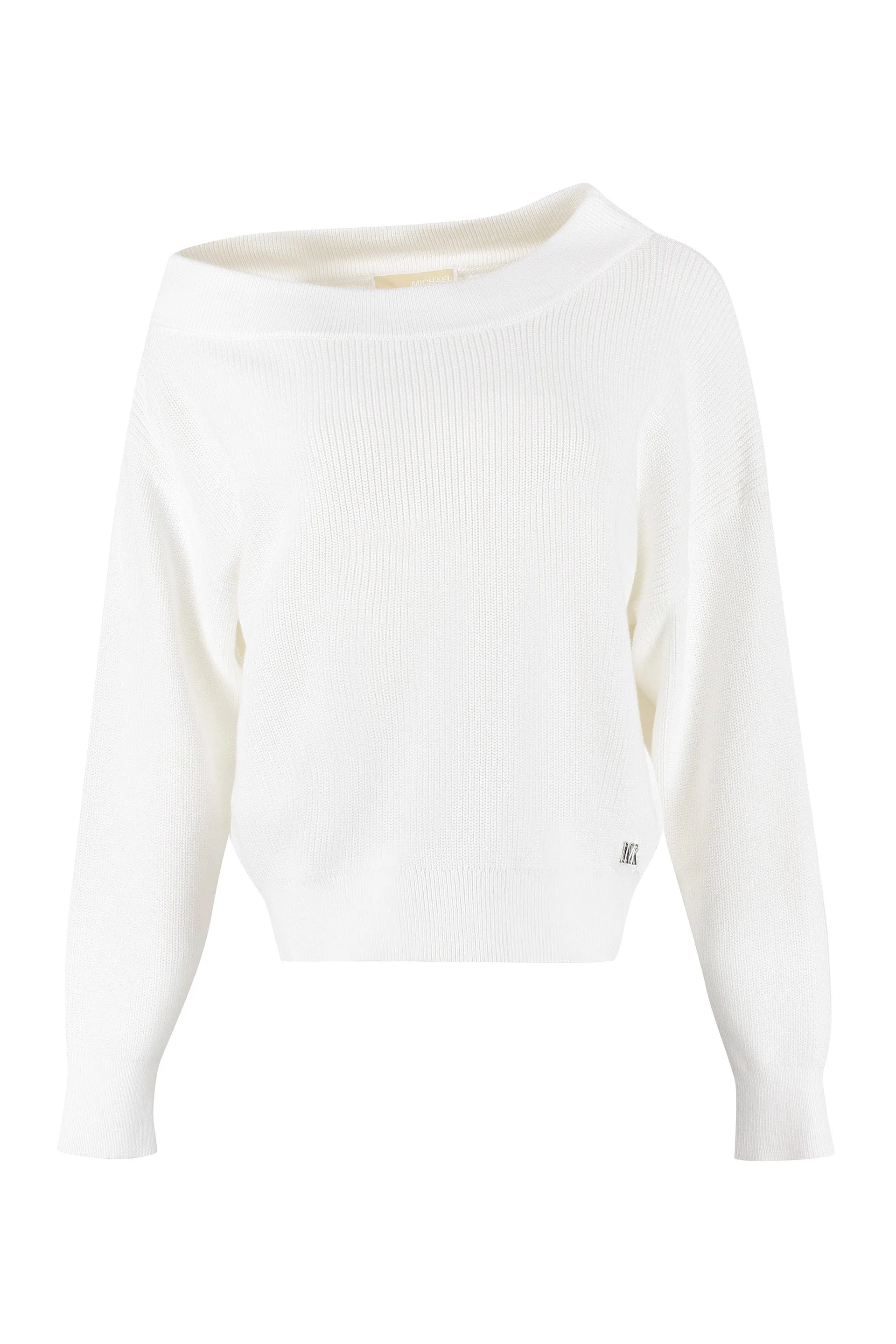 Michael Michael Kors Off-Shoulder Knitted Sweater