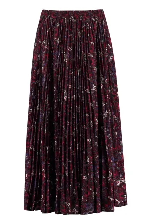 Michael Michael Kors Paisley Pleated Skirt
