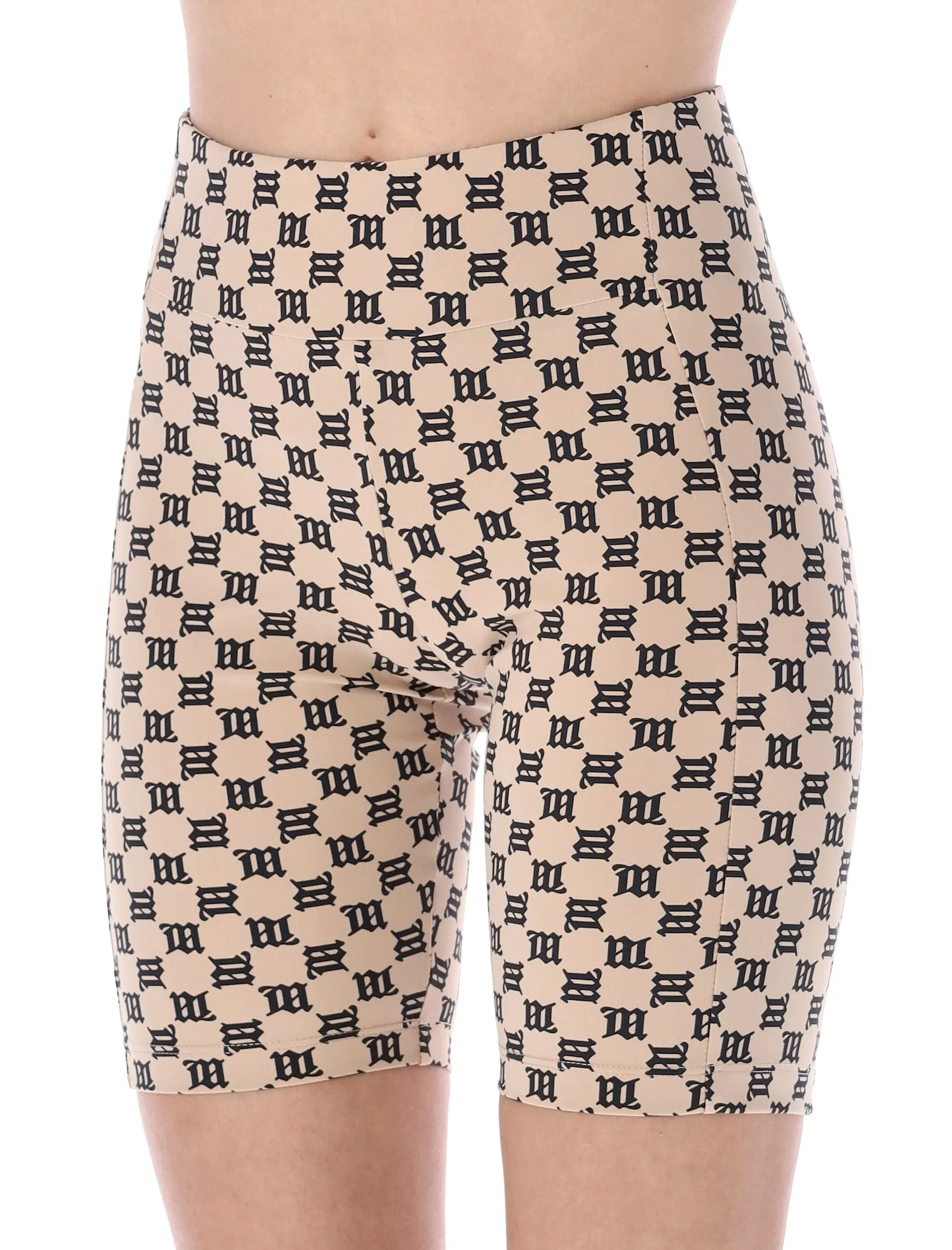 Misbhv Monogram High-Waist Cycling Shorts