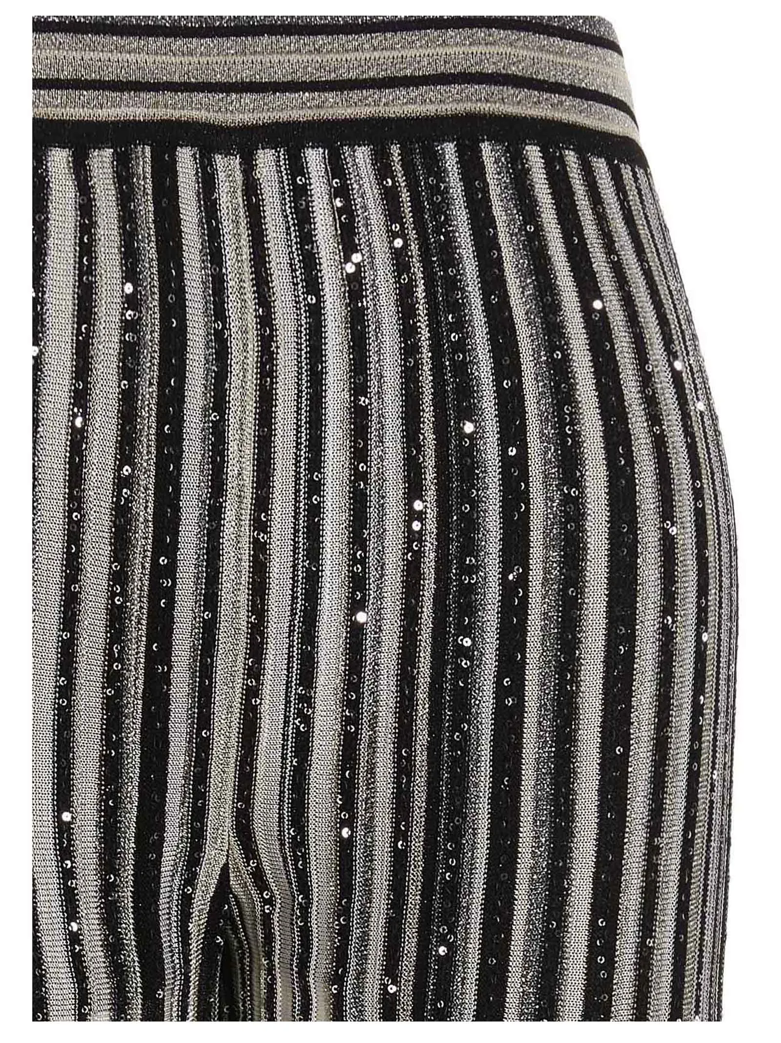 Missoni Stripe Designed Knitted Flared Pants