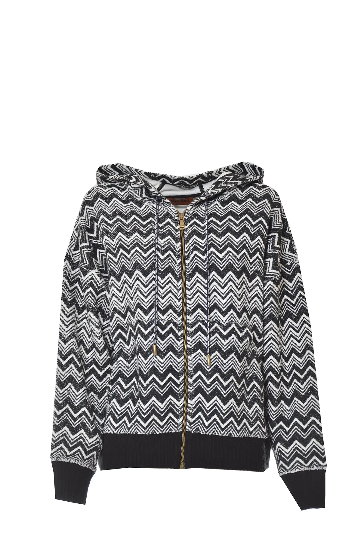 Missoni Zig-Zag Printed Ribbed Hoodie