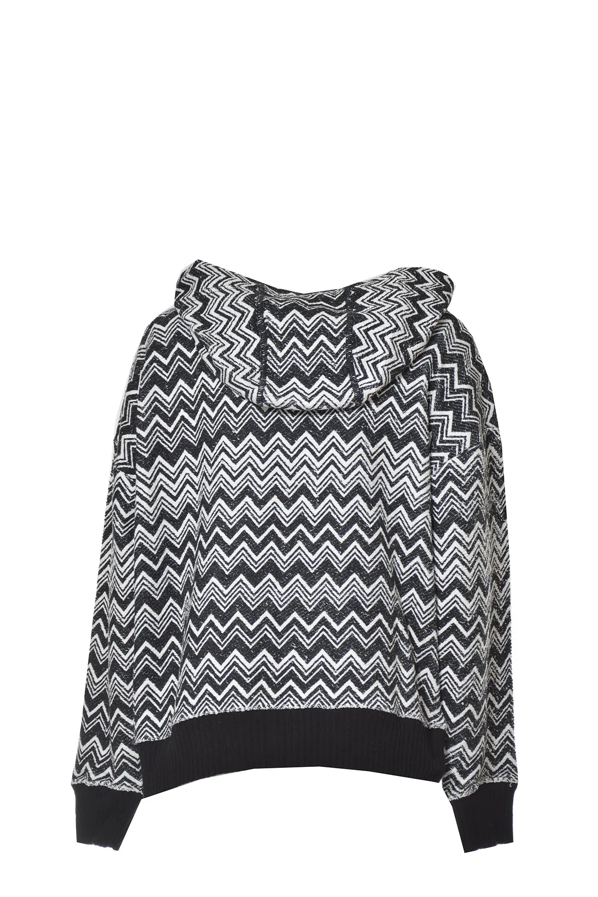 Missoni Zig-Zag Printed Ribbed Hoodie