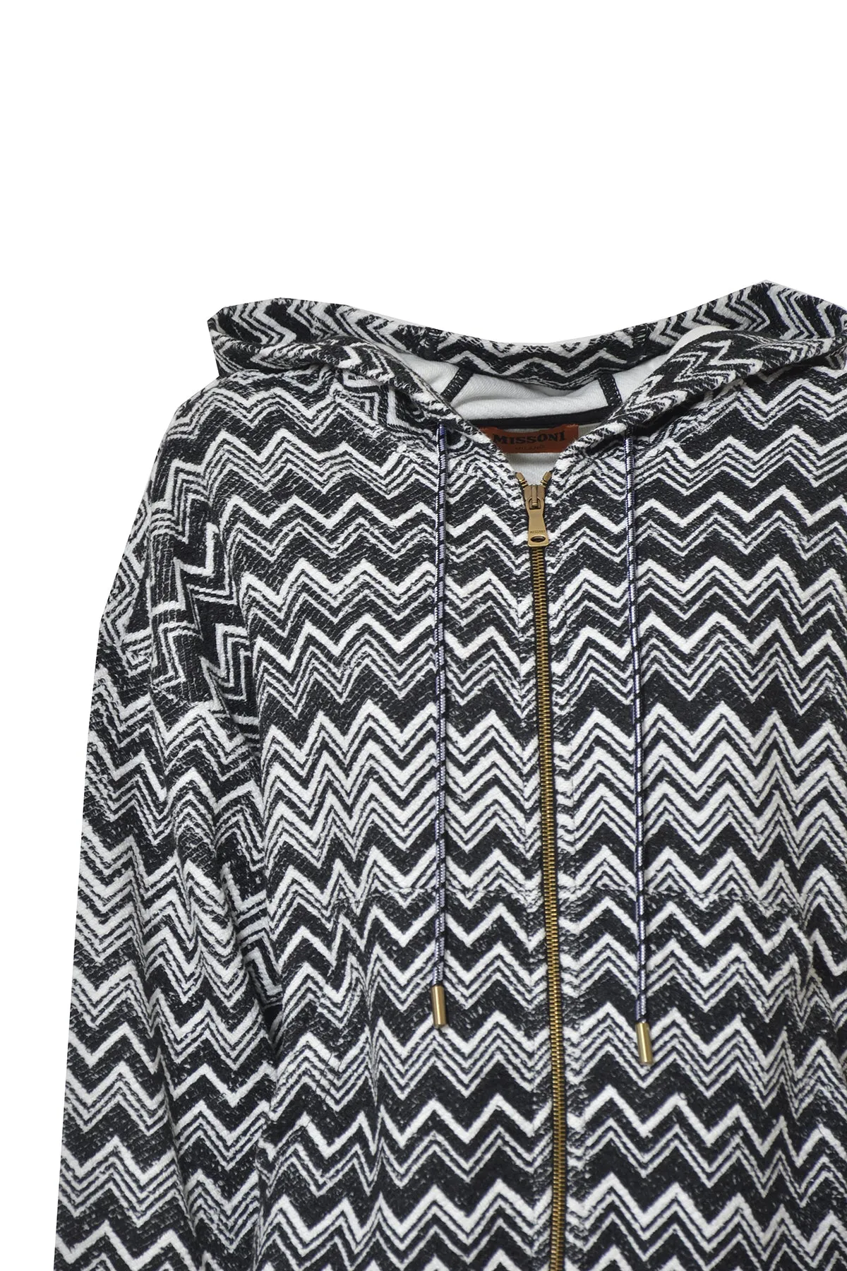 Missoni Zig-Zag Printed Ribbed Hoodie